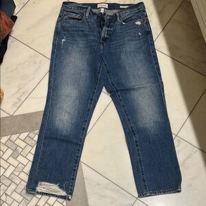 Frame Denim Blue Boyfriend Jeans